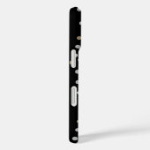 Coques Case-Mate iPhone Pois d'argent et d'or (Verso / Droite)