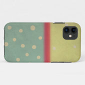 Coques Case-Mate iPhone Pois de cas de bloc de couleur (Dos (Horizontal))