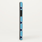 Coques Case-Mate iPhone Pois de marine d'amusement sur le bleu de ciel (Dos/Droite)