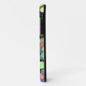 Coques Case-Mate iPhone Pois de scintillement d'arc-en-ciel (Dos/Gauche)