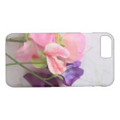 Coques Case-Mate iPhone Pois doux roses et violets (Dos (Horizontal))