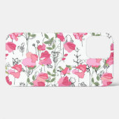 Coques Case-Mate iPhone Pois doux : Texture Florale d'été. (Verso (horizontal))