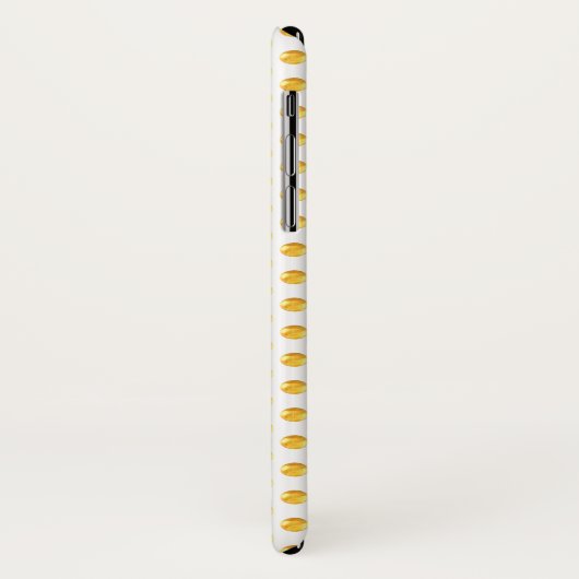 Coques Case-Mate iPhone Pois en or fin (Dos/Gauche)