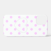 Coques Case-Mate iPhone pois et Coeurs 4 - Blanc - jolie fille (Verso (horizontal))