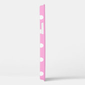 Coques Case-Mate iPhone Pois Et Coeurs, Rose (Verso / Droite)