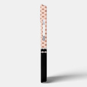 Coques Case-Mate iPhone Pois et perles Roses chic (Verso / Gauche)