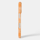 Coques Case-Mate iPhone pois jaunes dans le style rétro années 60 (Verso / Droite)