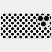Coques Case-Mate iPhone Pois noir (Verso (horizontal))