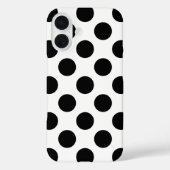 Coques Case-Mate iPhone Pois noir (Verso)