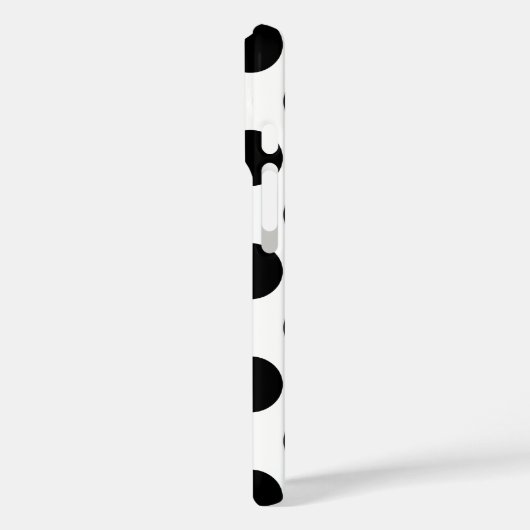 Coques Case-Mate iPhone Pois noir (Verso / Gauche)