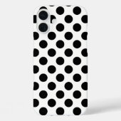 Coques Case-Mate iPhone Pois noir (Verso)