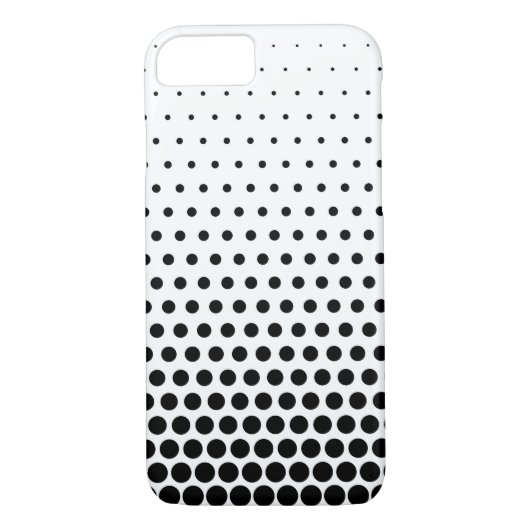 Coques Case-Mate iPhone Pois noir blanc moderne (Dos)