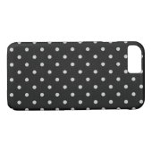Coques Case-Mate iPhone pois noir et blanc (Dos (Horizontal))