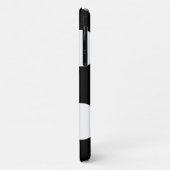 Coques Case-Mate iPhone Pois noirs et blancs, Motif Polka (Dos/Gauche)