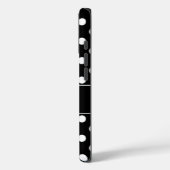 Coques Case-Mate iPhone Pois noirs et blancs Preppy Personnalisés (Verso / Gauche)