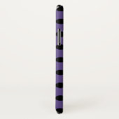 Coques Case-Mate iPhone Pois noirs sur ultra violet (Dos/Droite)