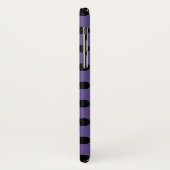 Coques Case-Mate iPhone Pois noirs sur ultra violet (Dos/Gauche)