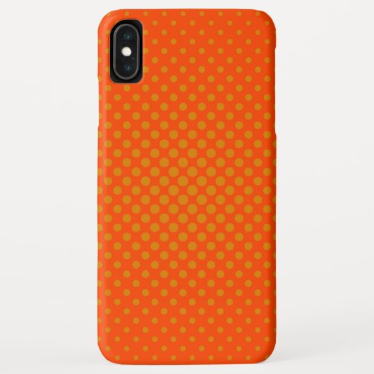 Coques Case-Mate iPhone Pois orange (Dos)