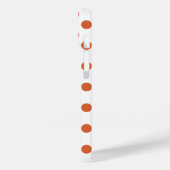 Coques Case-Mate iPhone Pois orange brûlés (Verso / Gauche)