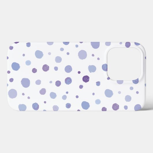 Coques Case-Mate iPhone pois peint à la main (Verso (horizontal))