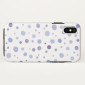 Coques Case-Mate iPhone pois peint à la main (Dos (Horizontal))