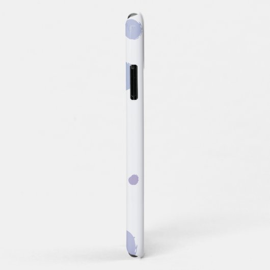 Coques Case-Mate iPhone pois peint à la main (Dos/Droite)