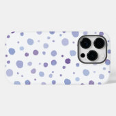 Coques Case-Mate iPhone pois peint à la main (Verso (horizontal))