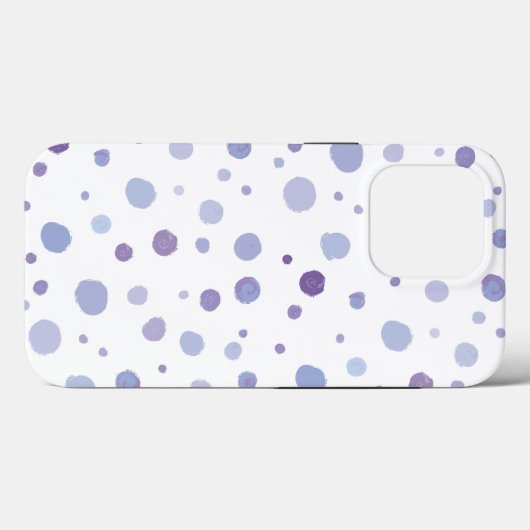 Coques Case-Mate iPhone pois peints à la main (Verso (horizontal))