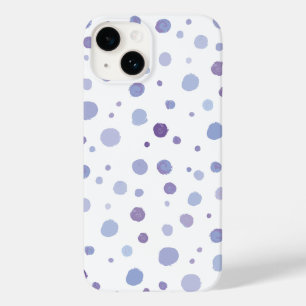 Coque Pour iPhone 14 pois peints à la main