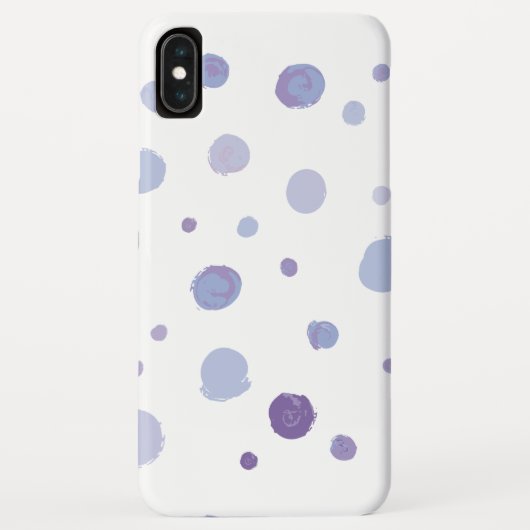 Coques Case-Mate iPhone pois peints à la main (Dos)