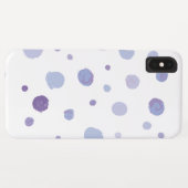 Coques Case-Mate iPhone pois peints à la main (Dos (Horizontal))