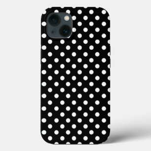 Case-Mate iPhone Case Pois rétro noir et blanc