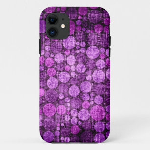 Etui iPhone Case-Mate Pois rétro violet Grunge Vintage