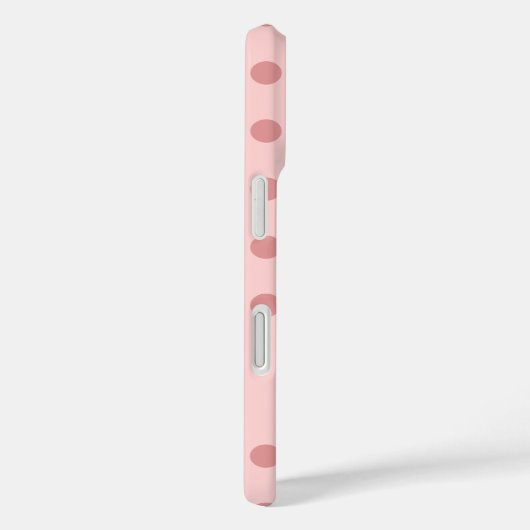 Coques Case-Mate iPhone Pois rose (Verso / Droite)