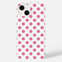 Pois rose et blanc