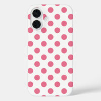 Pois rose et blanc