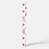 Coques Case-Mate iPhone Pois rose et blanc (Verso / Droite)