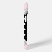 Coques Case-Mate iPhone Pois rose mignon noir talon haut (Verso / Droite)