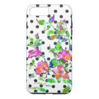 Pois rose vintage
