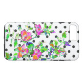 Coques Case-Mate iPhone Pois rose vintage (Dos (Horizontal))