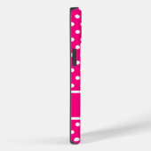 Coques Case-Mate iPhone Pois roses chauds (Verso / Droite)