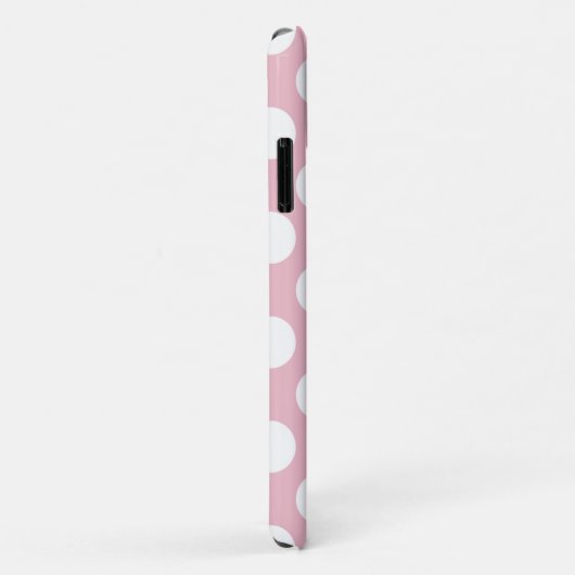 Coques Case-Mate iPhone Pois roses, Motif Pointe Polka, Points, Pointe (Dos/Droite)