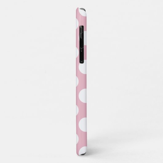 Coques Case-Mate iPhone Pois roses, Motif Pointe Polka, Points, Pointe (Dos/Gauche)