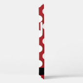 Coques Case-Mate iPhone Pois Rouges, Motif Polka Dot, Votre Nom (Verso / Droite)