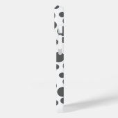 Coques Case-Mate iPhone pois rouges sur un arrière - plan blanc (Verso / Gauche)