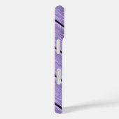 Coques Case-Mate iPhone pois sur bois violet (Verso / Droite)