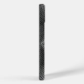 Coques Case-Mate iPhone Pois sur plaque métallique 01x4 Black BG (Verso / Droite)