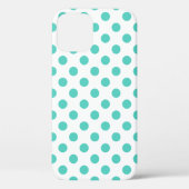 Coques Case-Mate iPhone Pois turquoise (Verso)