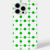 Coques Case-Mate iPhone Pois verts, Motif à points Polka, points, pointill (Verso)