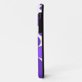 Coques Case-Mate iPhone pois violet (Dos/Gauche)